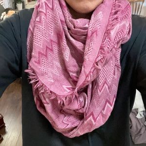 Pink scarf